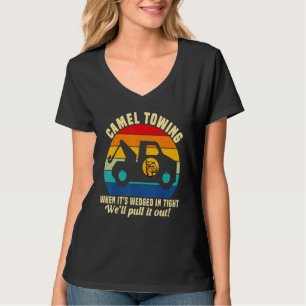 Camel Towing Retro Adult Humor Gezegde Halloween T-shirt
