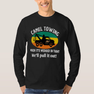 Camel Towing Retro Humor Gezegde Sarcastic T-shirt