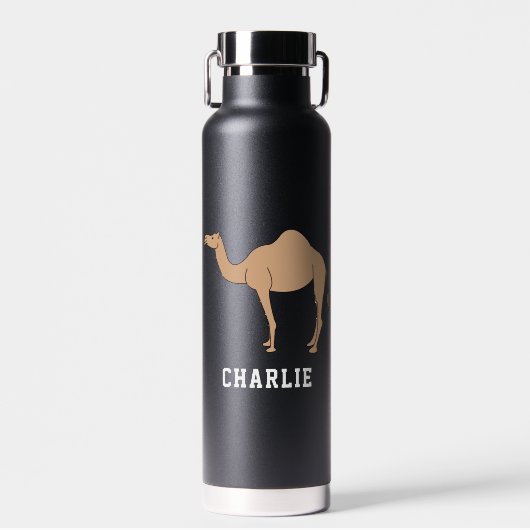 Camel Unique Boy Birthday - Aangepaste naam Waterfles (Voorkant)
