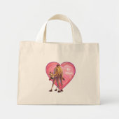 Camel Valentijnsdag Mini Tote Bag (Voorkant)