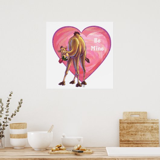 Camel Valentijnsdag Poster (Keuken)