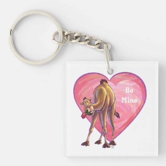 Camel Valentijnsdag Sleutelhanger (voorkant)