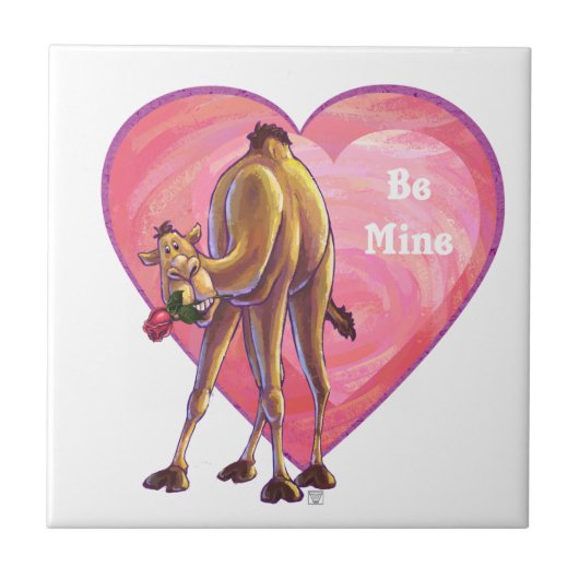 Camel Valentijnsdag Tegeltje (Voorkant)