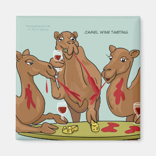 Camel Wine Tasting Magnet Magneet