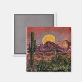 Camelback Sunset Magnet Magneet (Voorkant / Achterkant)