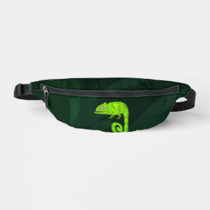 Caméléon mignon vert