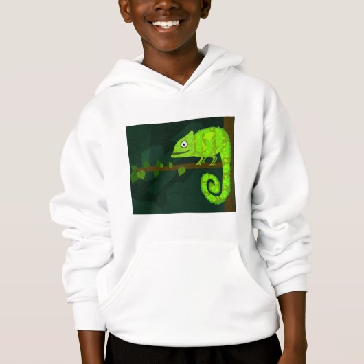 Caméléon mignon vert (Devant)