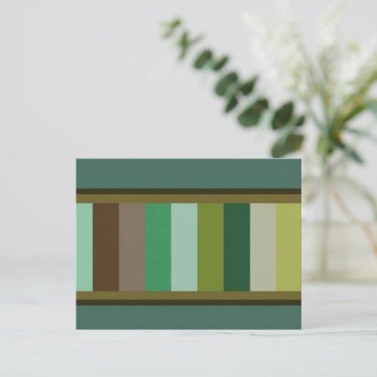 Cameleon Pallet Art Briefkaart (Staand voorkant)