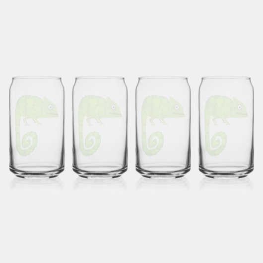 Caméléon vert mignon (Dos)