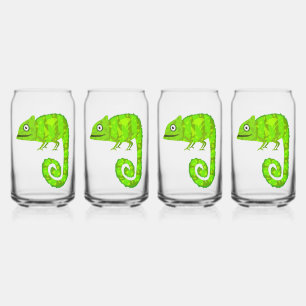 Caméléon vert mignon