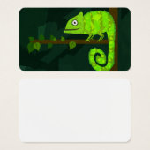 Caméléon vert mignon (Devant & derrière)