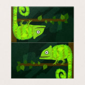 Caméléon vert mignon (Outside Unfolded)