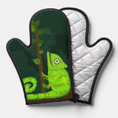 Caméléon vert mignon (Recto/Verso)