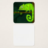Caméléon vert mignon (Devant & derrière)