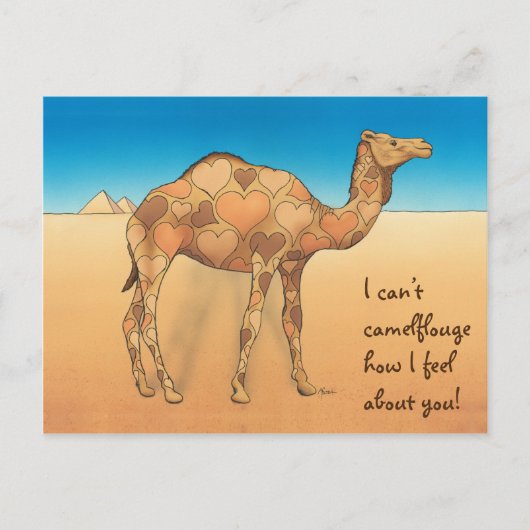 Camelflouge Briefkaart (Voorkant)