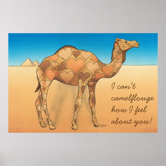 Camelflouge Poster (Voorkant)