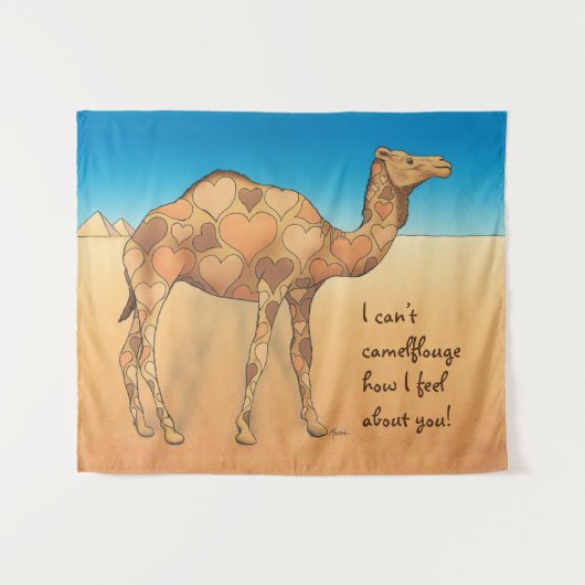 Camelflouge Wandkleed (Voorkant (horizontaal))