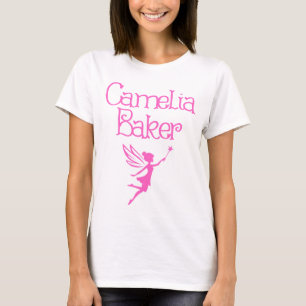 Camelia Baker Pink Fairy Logo T-shirt