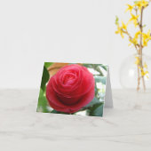 Camelia Notecard Kaart (Gele Bloem)