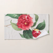 Camélia panaché, Pierre-Joseph Redouté, 1833 (Serviette à main)