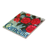 Camellia Brand Oranje Label Tegeltje (Zijkant)