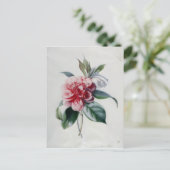 Camellia Briefkaart (Staand voorkant)