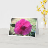 Camellia, carte (Fleur jaune)