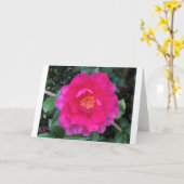 Camellia, carte (Fleur jaune)