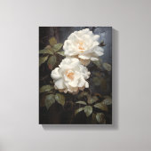 Camellia Flower Stretched Canvas Muurkunst (Voorkant)