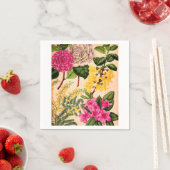 camellia, forsythia, rhododendron en acacia servetten (Insitu)