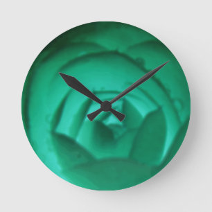 Camellia Hypnotic Wall Clock Ronde Klok