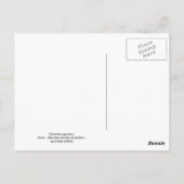 Camellia japonica briefkaart (Achterkant)