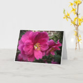 Camellia, kaart (Gele Bloem)