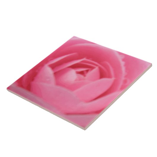 Camellia Pink Tile Tegeltje (Zijkant)