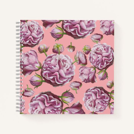 Camellia Rose Garden Fleurs Cahier (Devant)