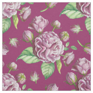 Camellia Rose Jardin Fleurs Tissu