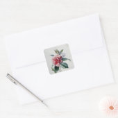 Camellia Vierkante Sticker (Envelop)