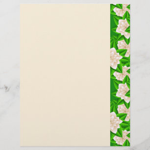 Camellias blancs et Feuilles verts