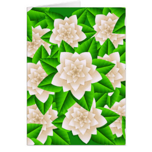 Camellias blancs et Feuilles verts