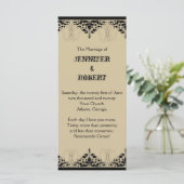 Camelot Gold met Black Scrolls Trouwprogramma Programma (Staand voorkant)