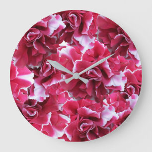 Camelot Red Floral Grote Klok