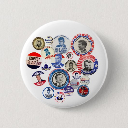 Camelot Ronde Button 5,7 Cm (Voorkant)