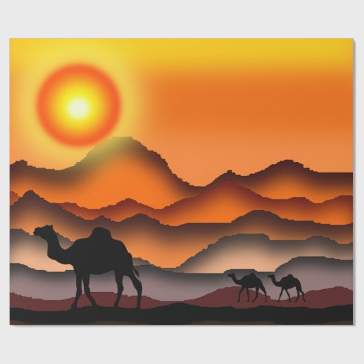 Camels Art Cadeaupapier (Vlak)