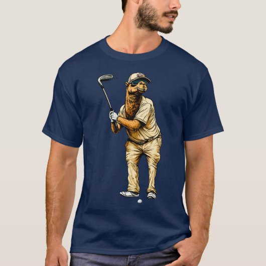 Camels Golfer / Golf Camel T-shirt (Voorkant)
