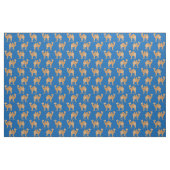 Camels Imprimer le tissu Bleu (Fat Quarter)