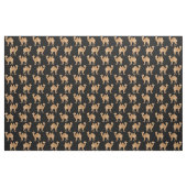 Camels Imprimer le tissu Noir (Fat Quarter)