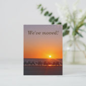 Camels Moving Announge met Sunset Back Aankondiging (Staand voorkant)