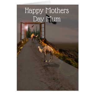 Camels Sur La Route Vers Wonderland, Fête Des Mère