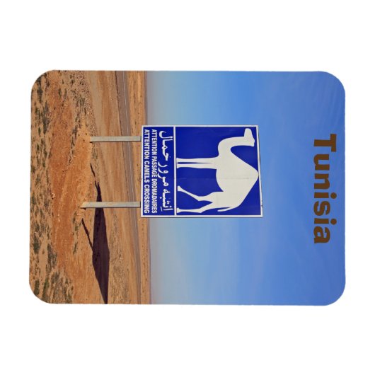 Camels-teken, Tunesië Magneet (Horizontaal)