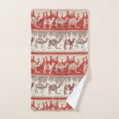 Camels Train, Camels Pattern, camel print Bad Handdoek (Handdoek)